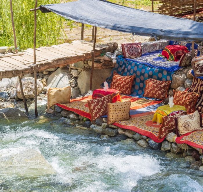 Morocco 10-day itinerary travelers visiting the Todra Gorge on day seven