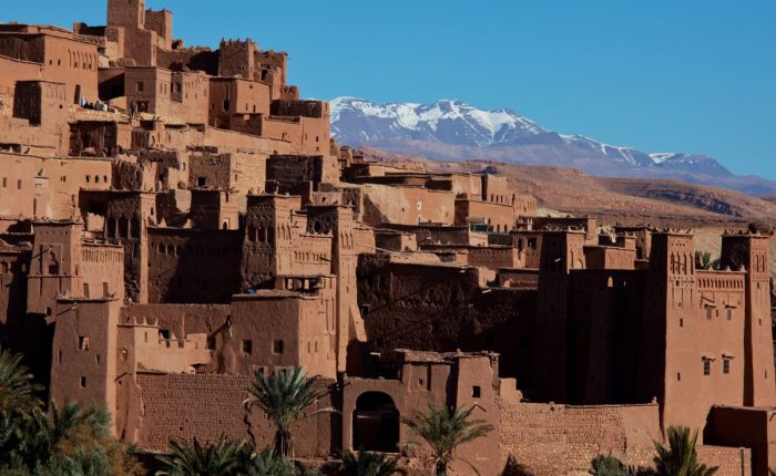 Morocco insider tour group discovering a quiet craftsmen quarter in Fes medina