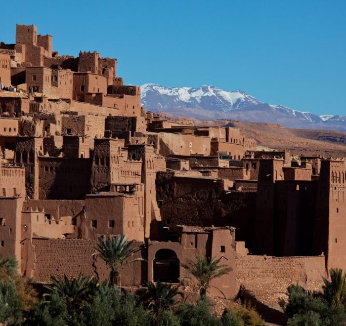 Morocco insider tour group discovering a quiet craftsmen quarter in Fes medina